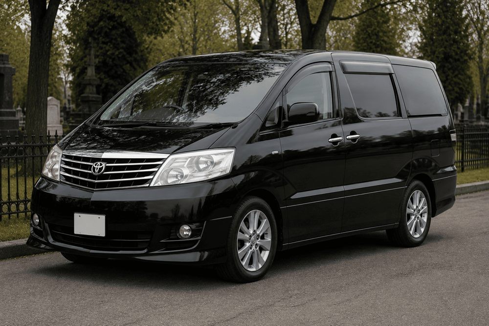 Toyota Alphard 2010, стандарт, чёрный или белый